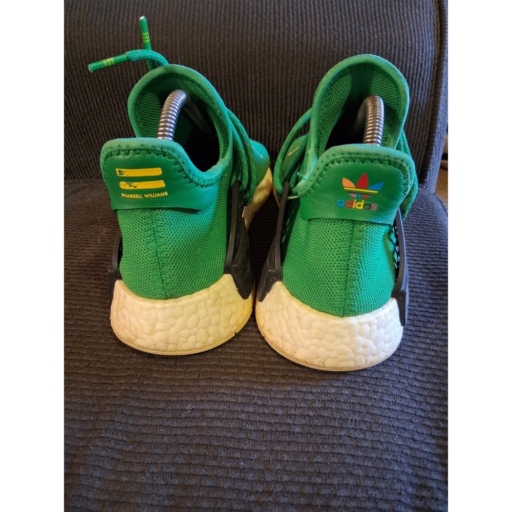 Adidas Pharrell Williams Human Race NMD Green Hu BB0620 Mens Size 6 Sneakers - Picture 4 of 8